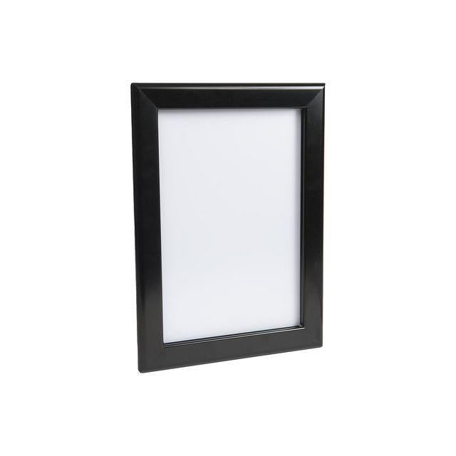 Wall frame A4 aluminium profile Black 32 mm