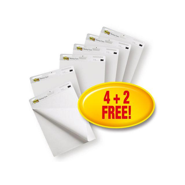 POST-IT flipchart 63,5x77,5cm 6/pc