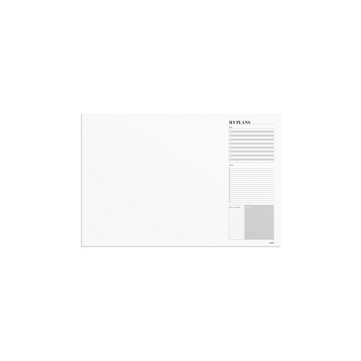 Writing pad BURDE Do it -7340 60x40cm
