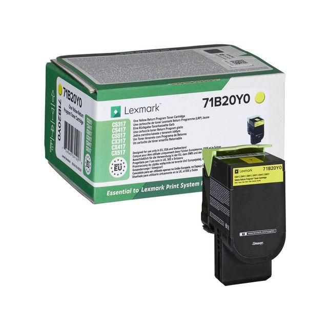 Toner LEXMARK 71B20Y0 2,3K yellow