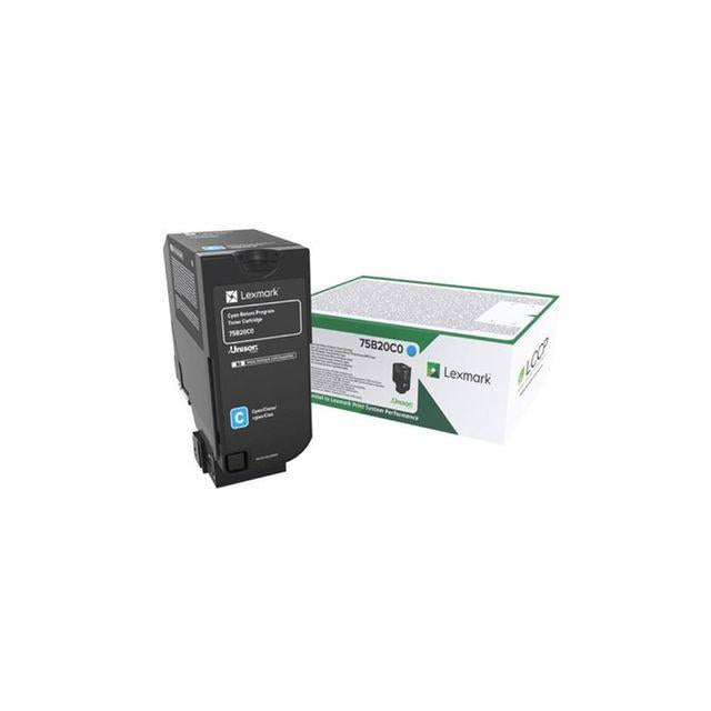 Toner LEXMARK 75B20C0 10K cyan