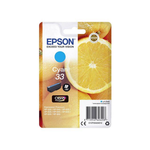 Ink cartridge EPSON C13T33424012 cyan