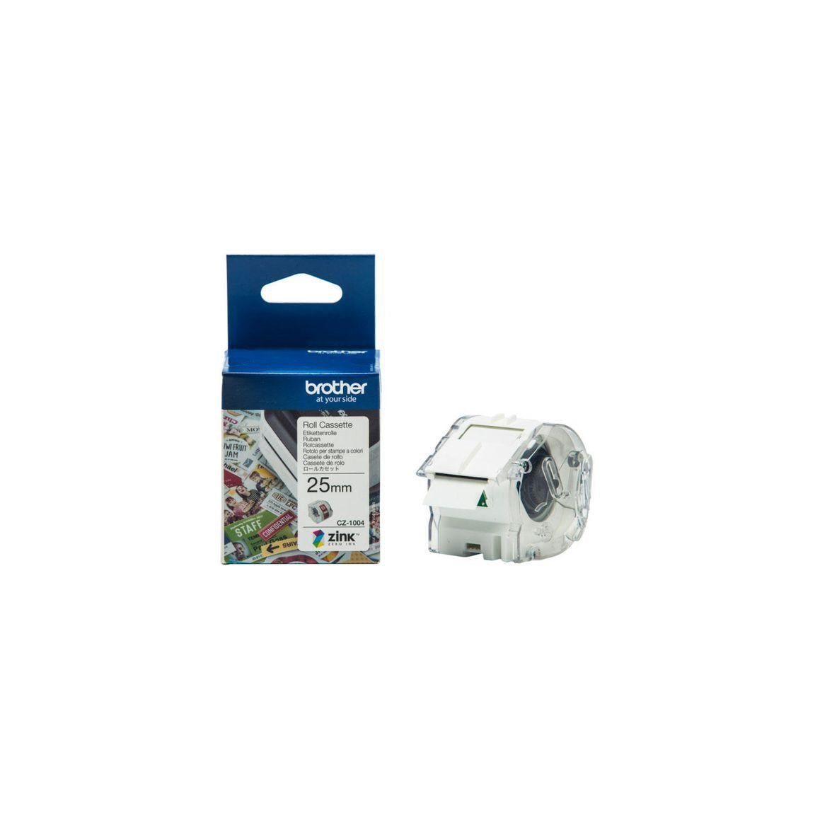 Label BROTHER CZ1004 25mm