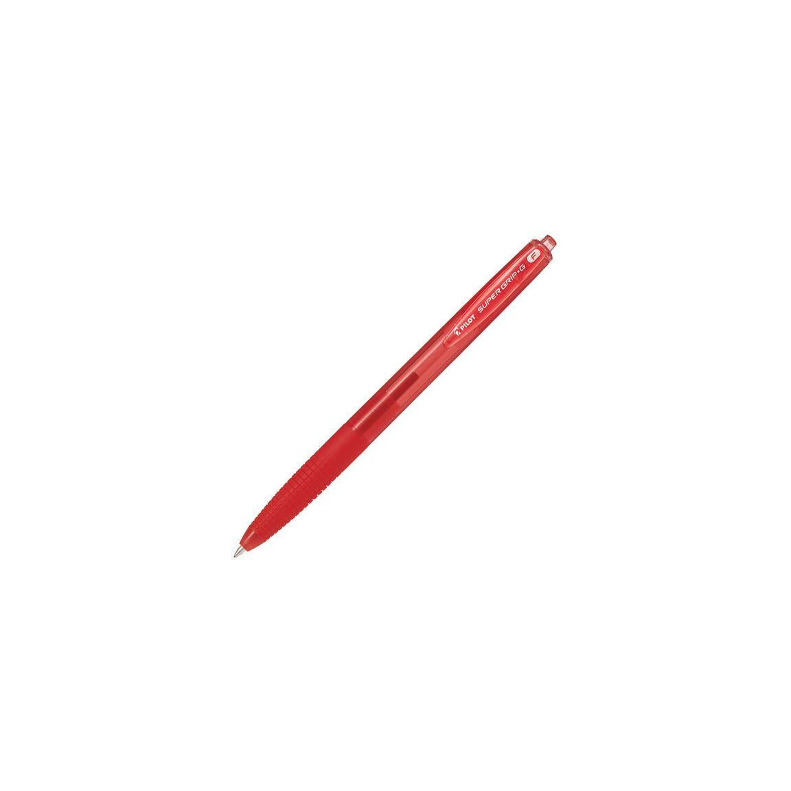 Ballpoint pen PILOT Super Grip G F 0.7 red