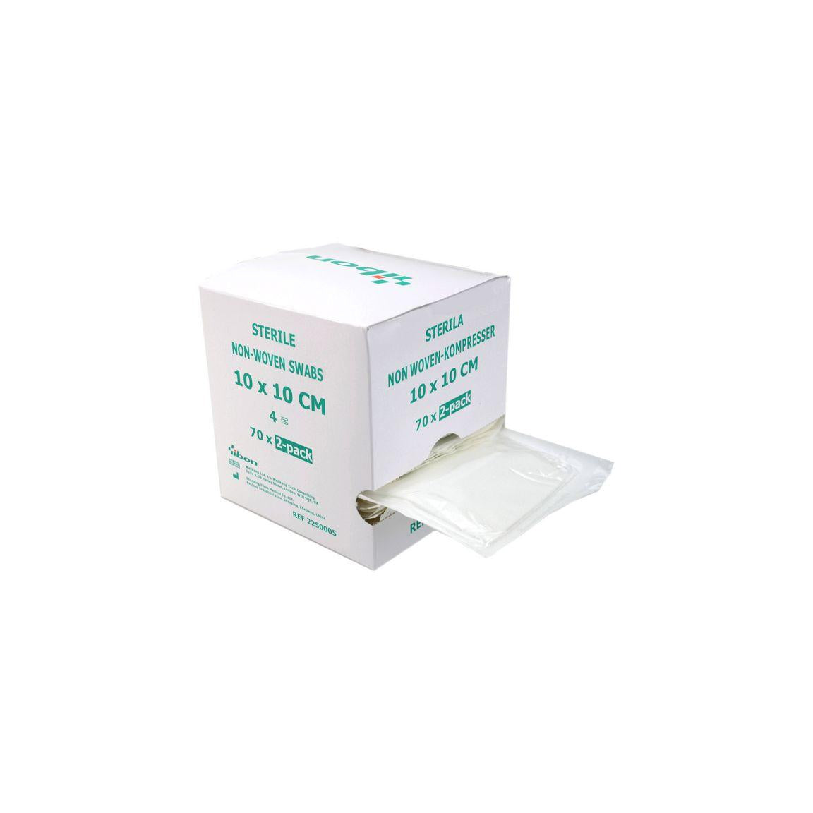 Compress NW sterile 2-p 10x10cm 140/fp