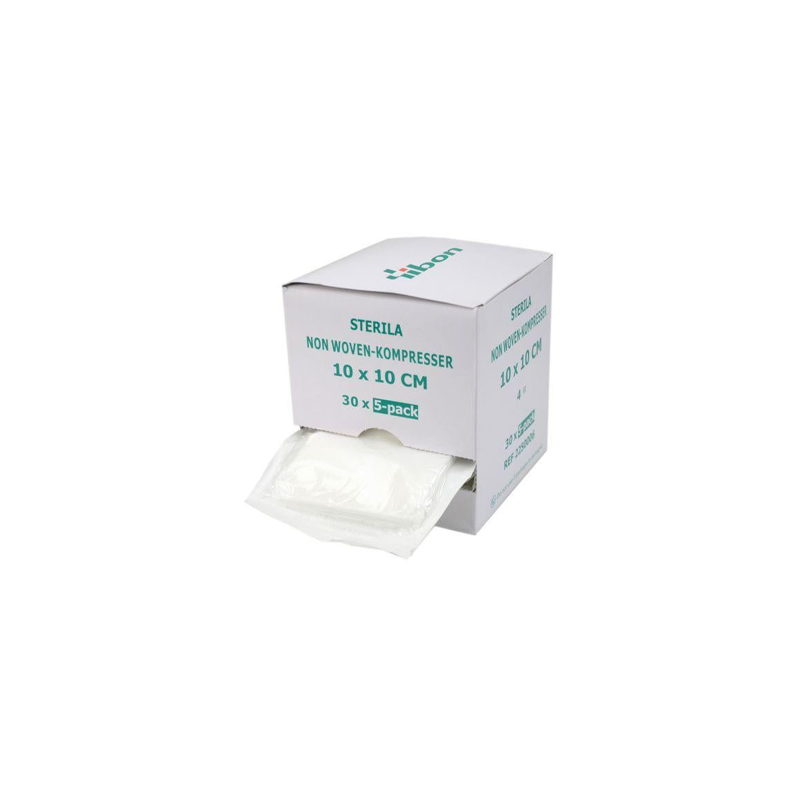 Compress NW sterile 5-p 10x10cm 150/pack