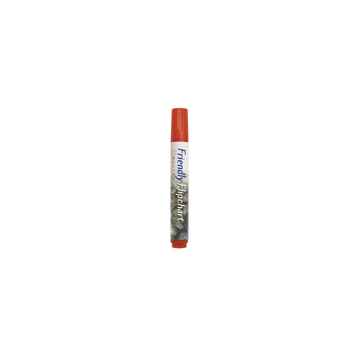 Flipchart pen FRIENDLY round red