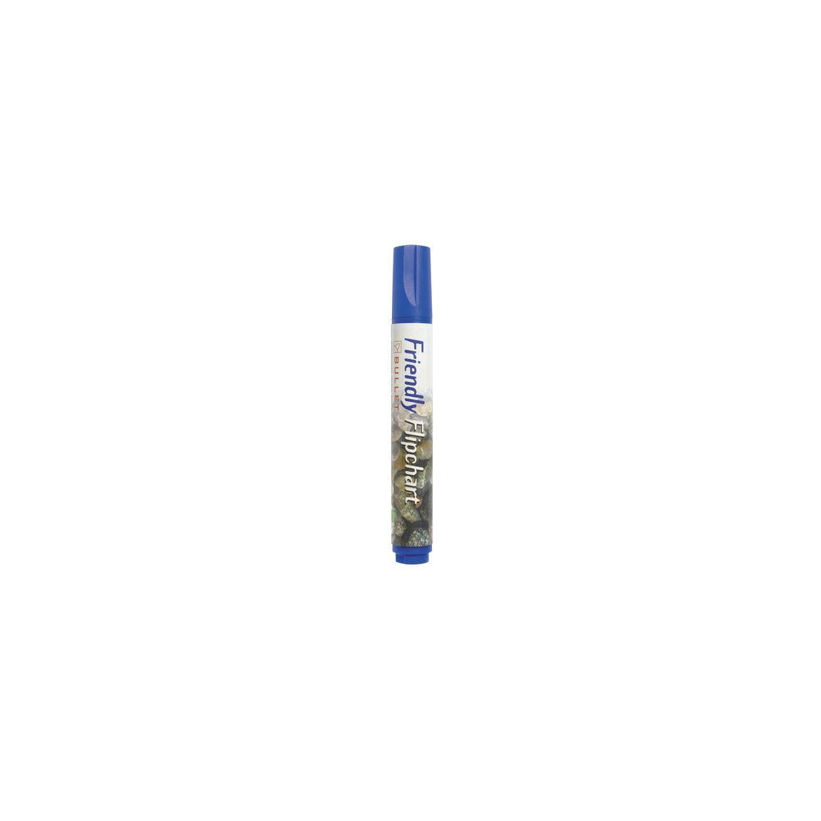 Flipchart pen FRIENDLY round blue