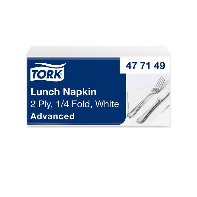 Napkin TORK Adv 2-ply 33x33cm vi 200/pack