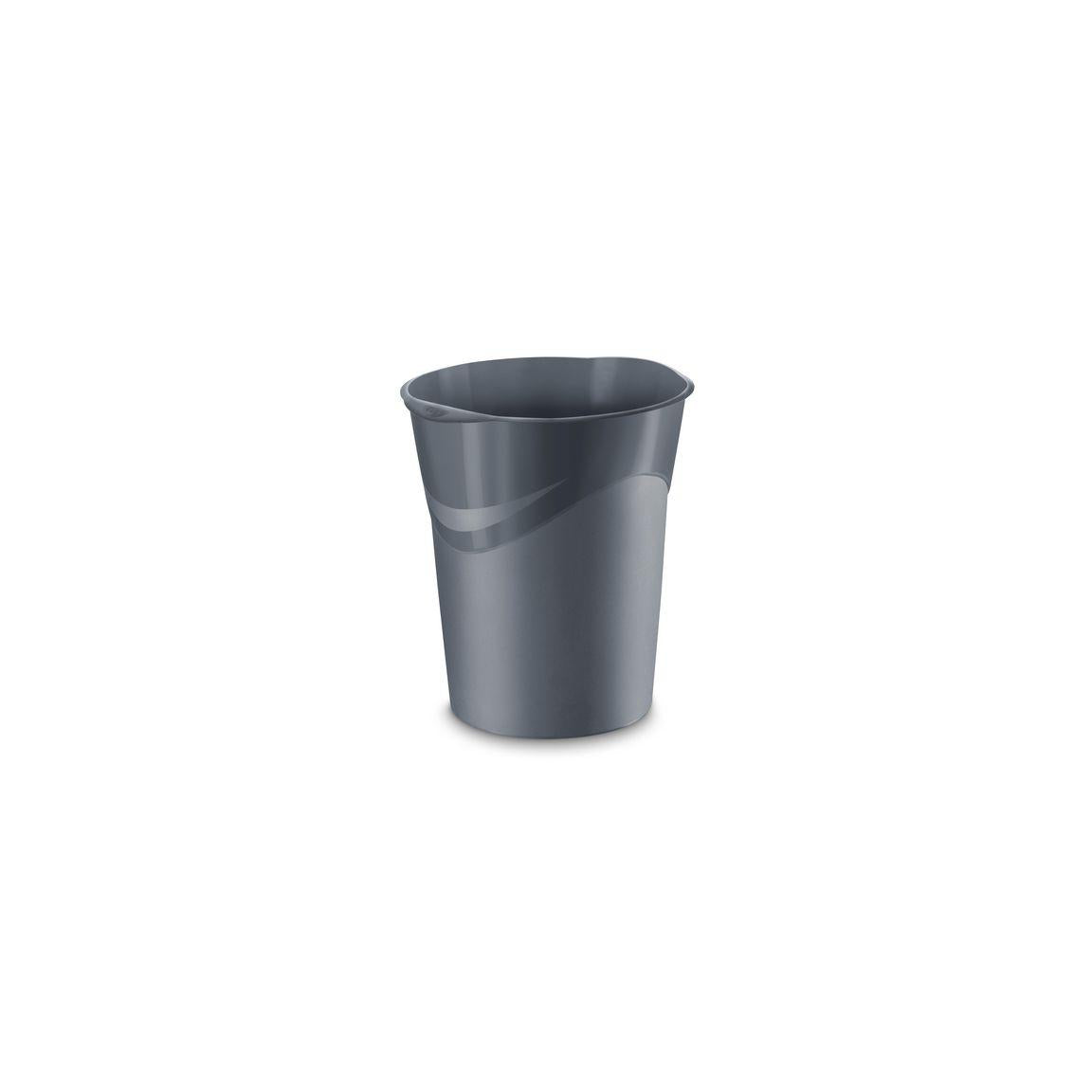 Wastepaper basket CEP Mineral 14L grey