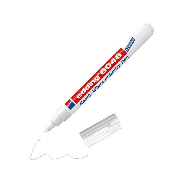 Labelling pen EDDING 8046 industrial 1-3mm white