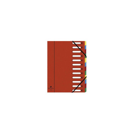Sorting folder EXACOMPTA 12-tab red