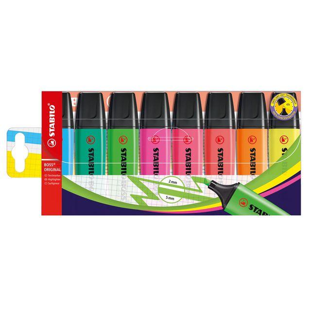 Highlighter STABILO BOSS 8/pack