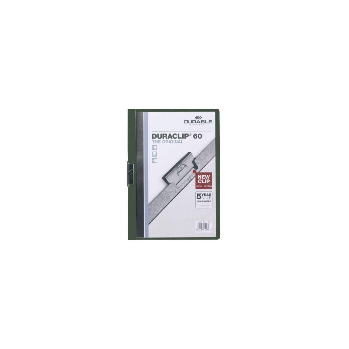 Clipboard Duraclip 2200 A4 3mm green