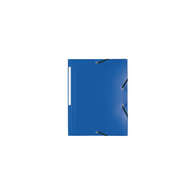 Rubber band folder EXACOMPTA 3-kl PP A4 blue