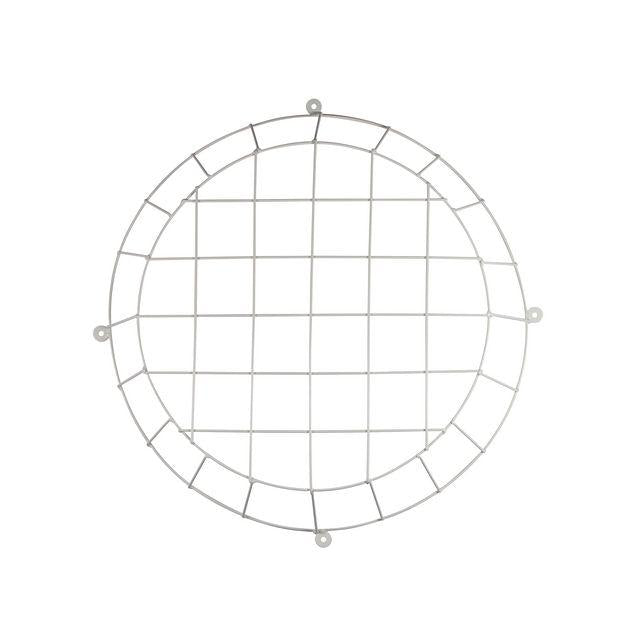 Protective grille wall clock