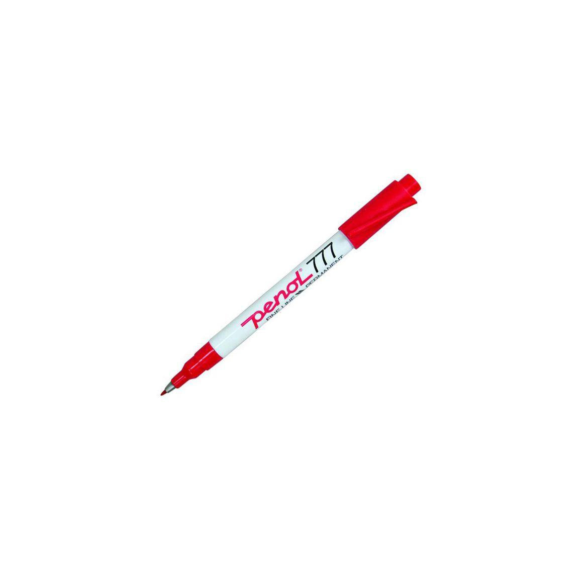Labelling pen PENOL 777 perm. 1mm red