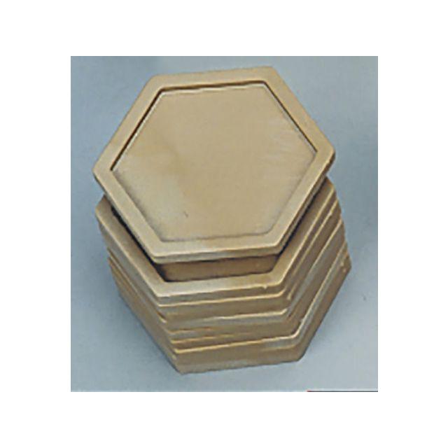 Bead frame hexagon 9cm