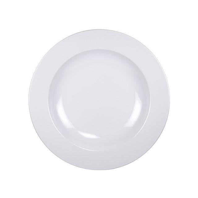 Plate ARES Porcelain deep 23cm 0,4L 6/pc