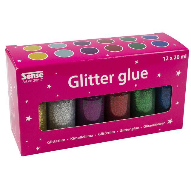 Glitter glue 12/pack