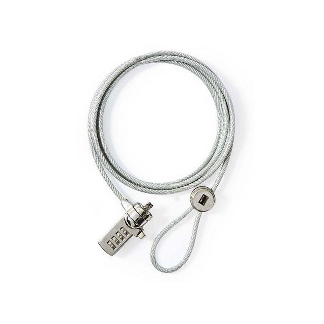 Wire lock NEDIS Notebook lock digit 1,8m