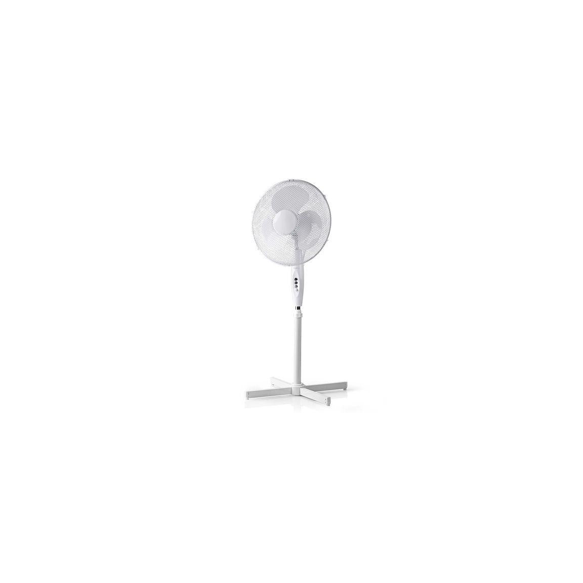 Stand fan NEDIS 40 cm 45W plastic white
