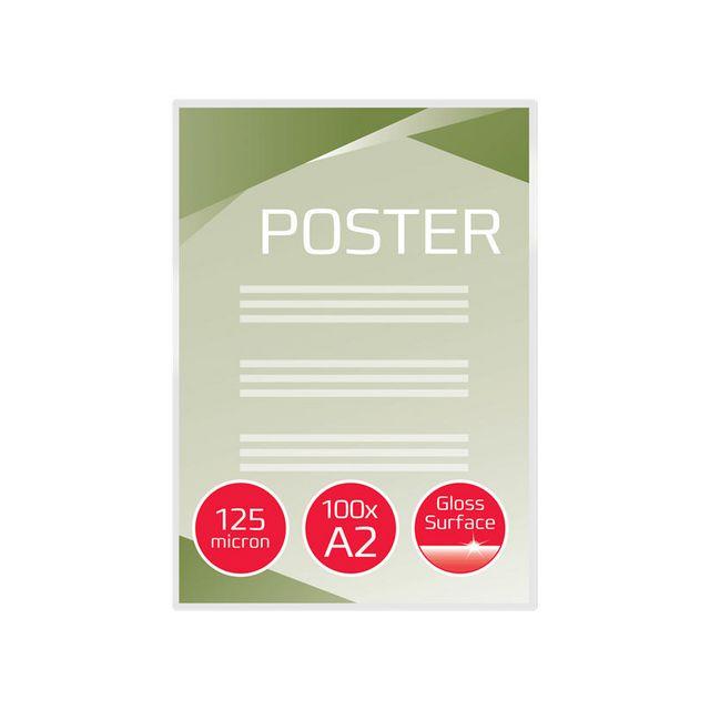 Laminate GBC A2 125mic clear 100/pack