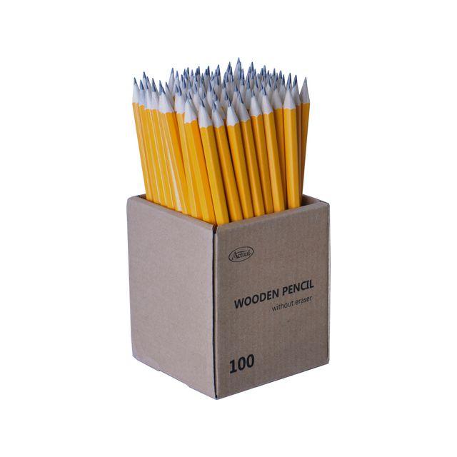 Pencil HB yellow 100/pack