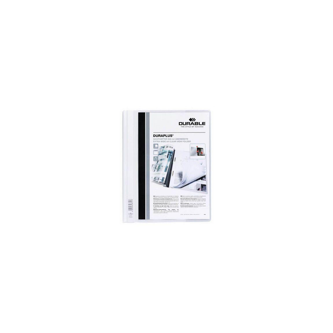 DURAPLUS EU quotation folder with pocket A4+ white