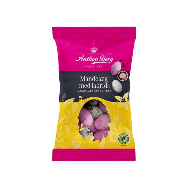 Almond eggs ANTHON BERG Liquorice 80g