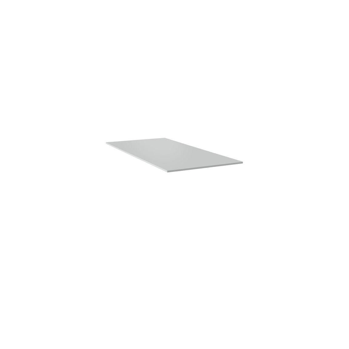 Table top straight 120x80cm light grey