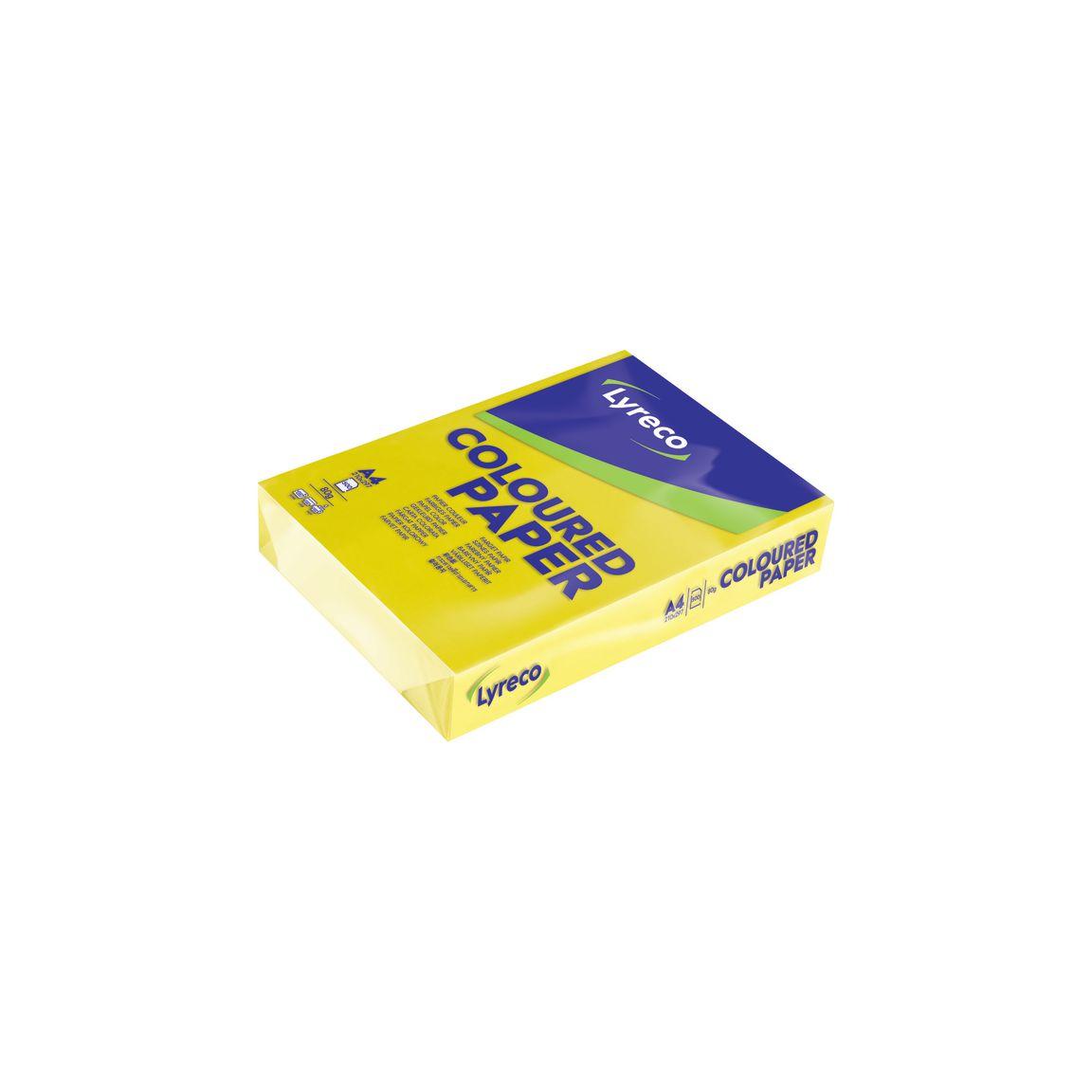 Kop.ppr LYRECO A4 80g oh sun yellow 500/pack