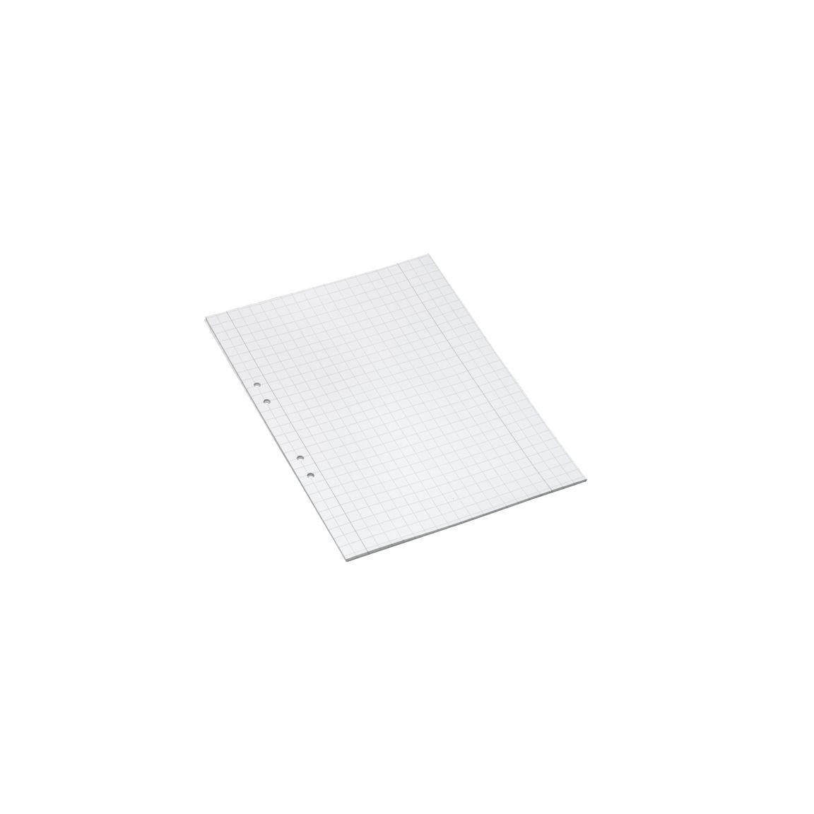 Loose leaf A4 squared 10x10mm perforated 500/pack