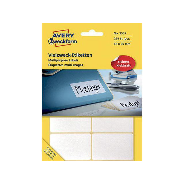Label AVERY handwritten 54x35mm 224/pc