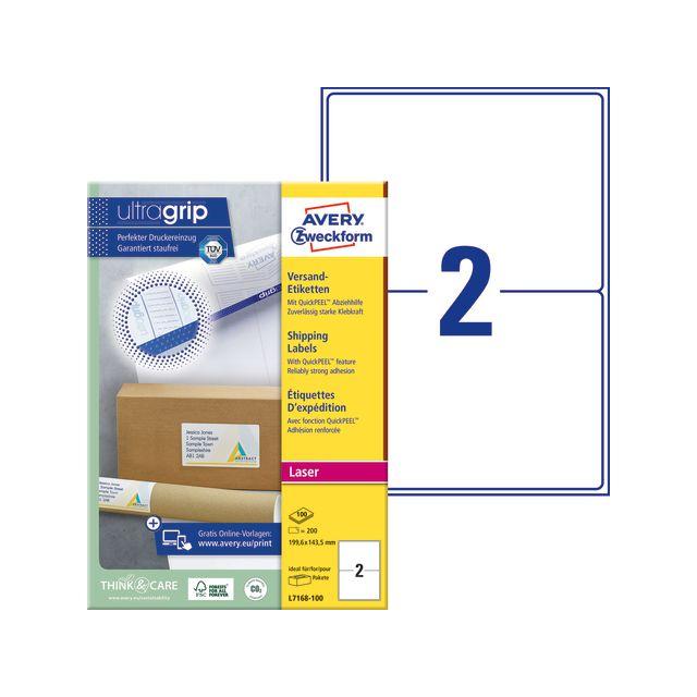 Label AVERY UG 199,6x143,5mm 200/pc