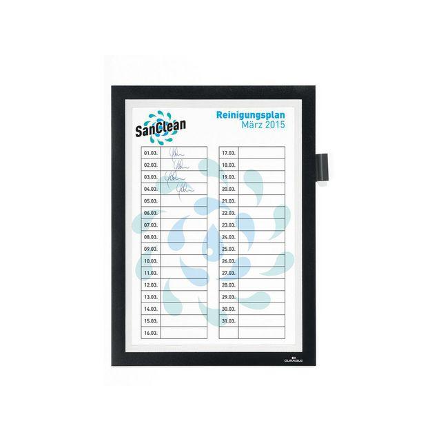 Magnetic frame self DURAFRAME note A4 black
