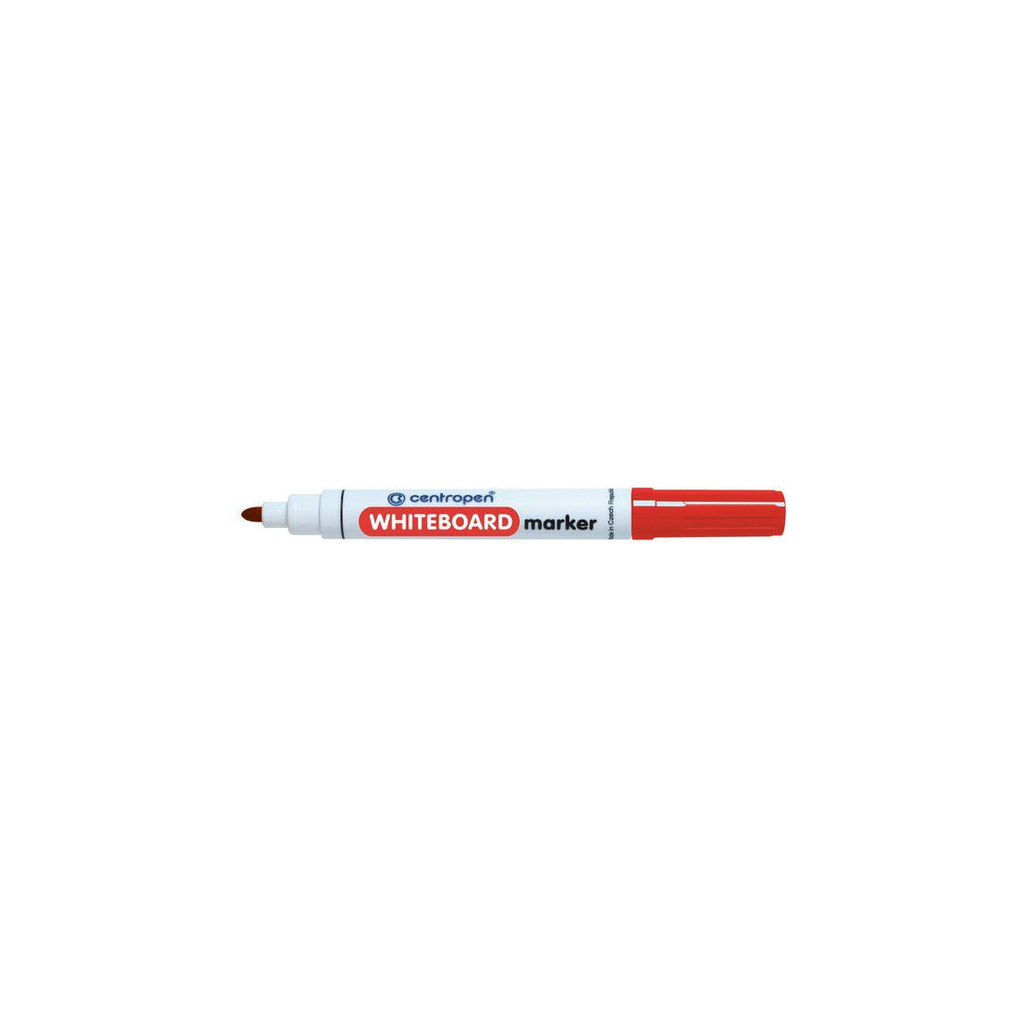Whiteboard pen CENTROPEN round red