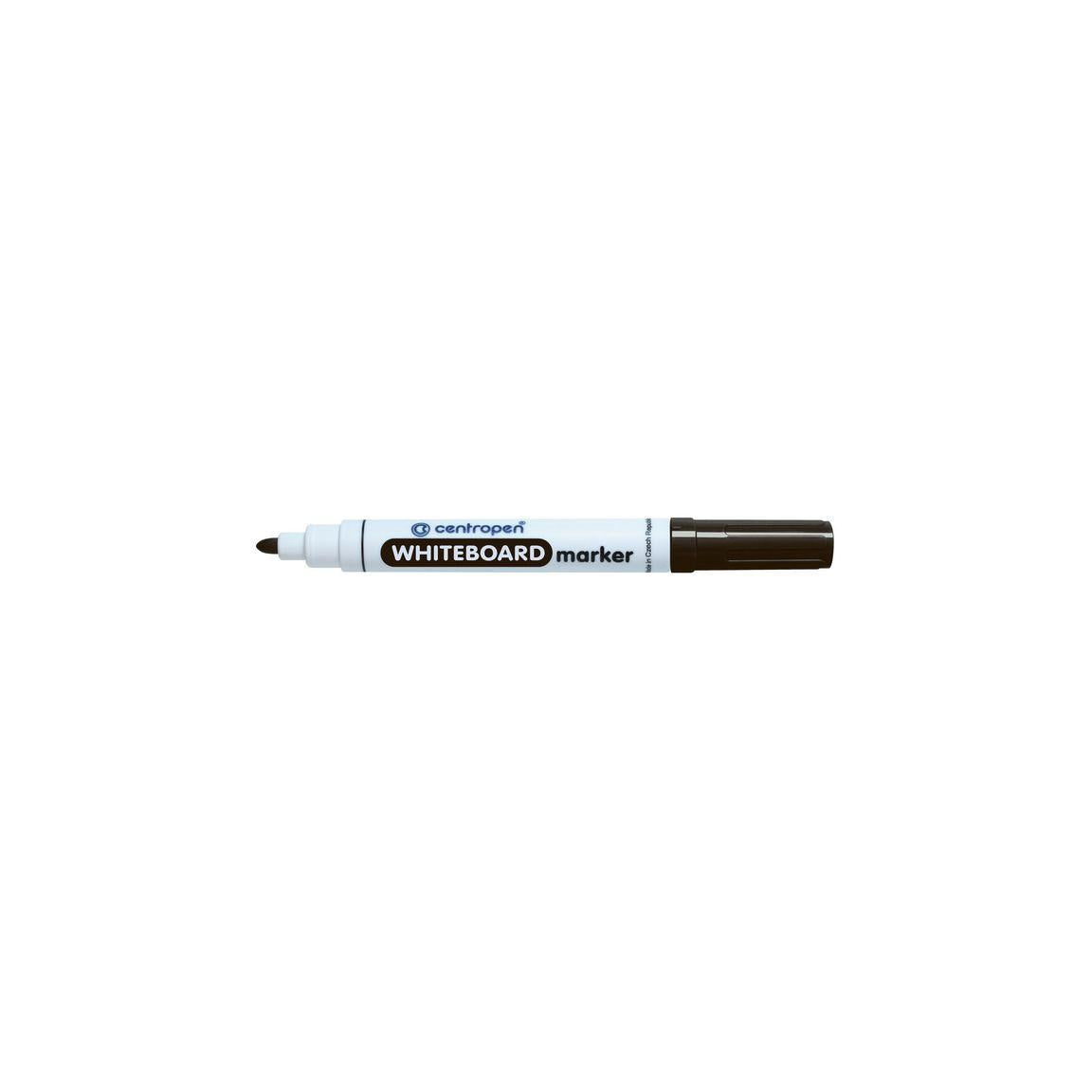 Whiteboard pen CENTROPEN round black
