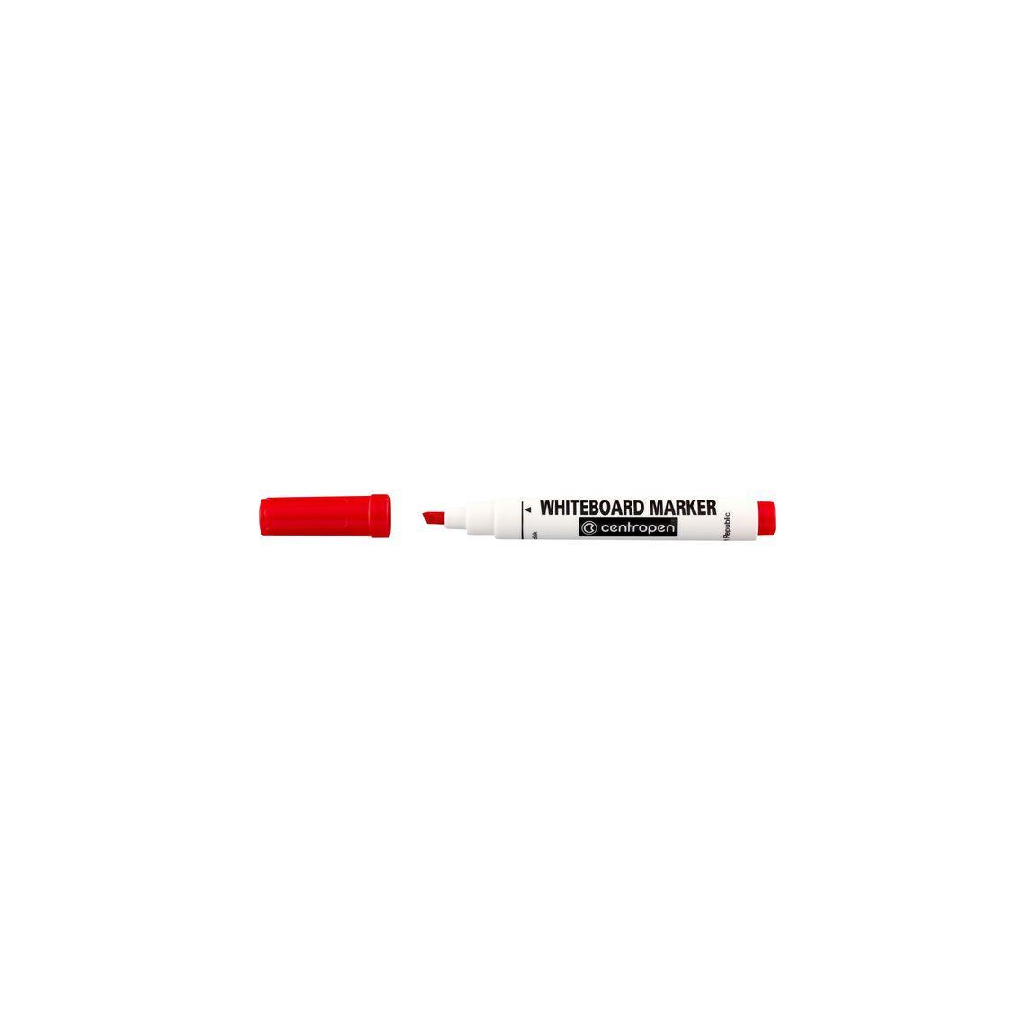 Whiteboard pen CENTROPEN cut red