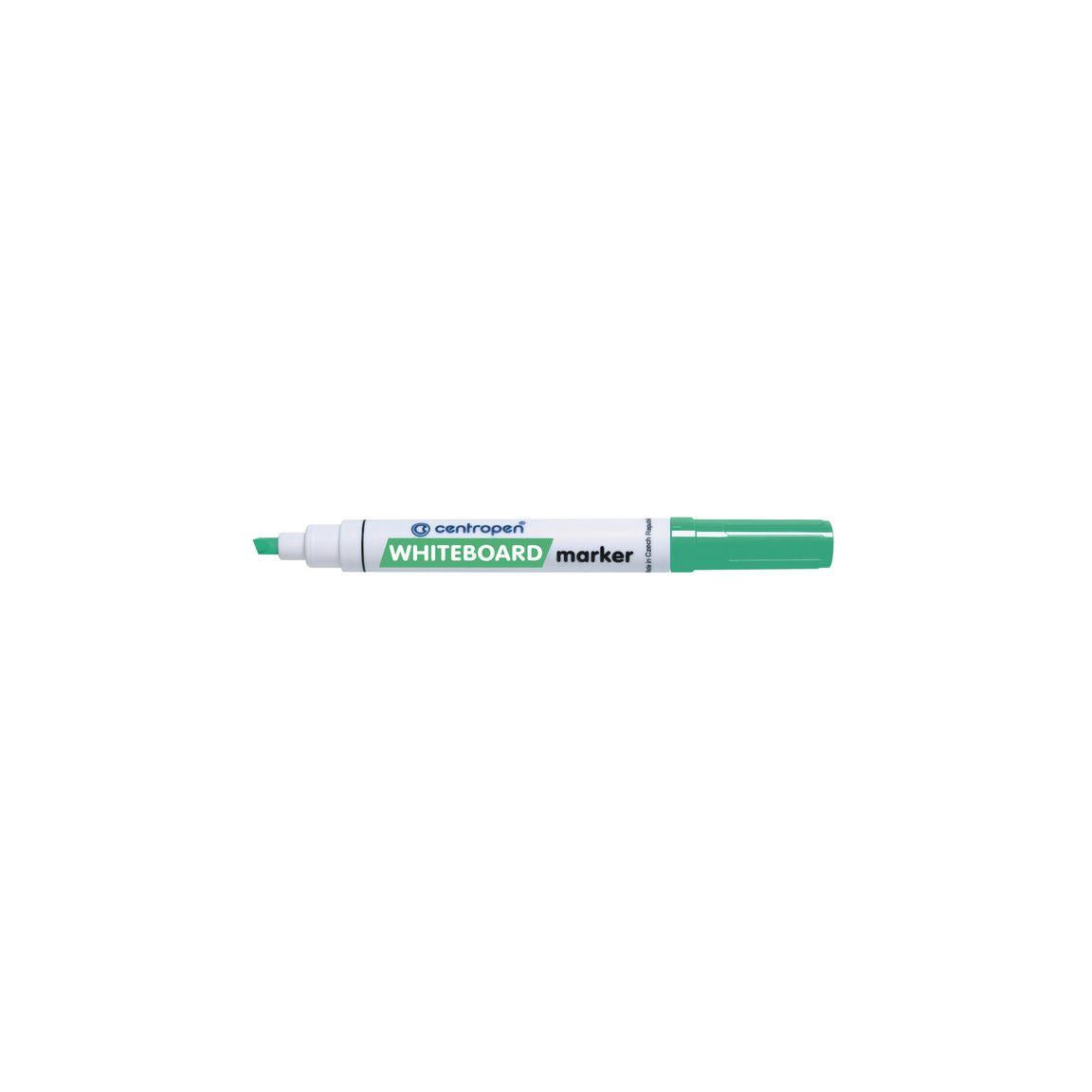 Whiteboard pen CENTROPEN cut green