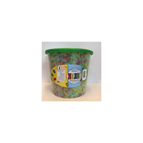 Nabbi beads transp mix colour 20000/pack