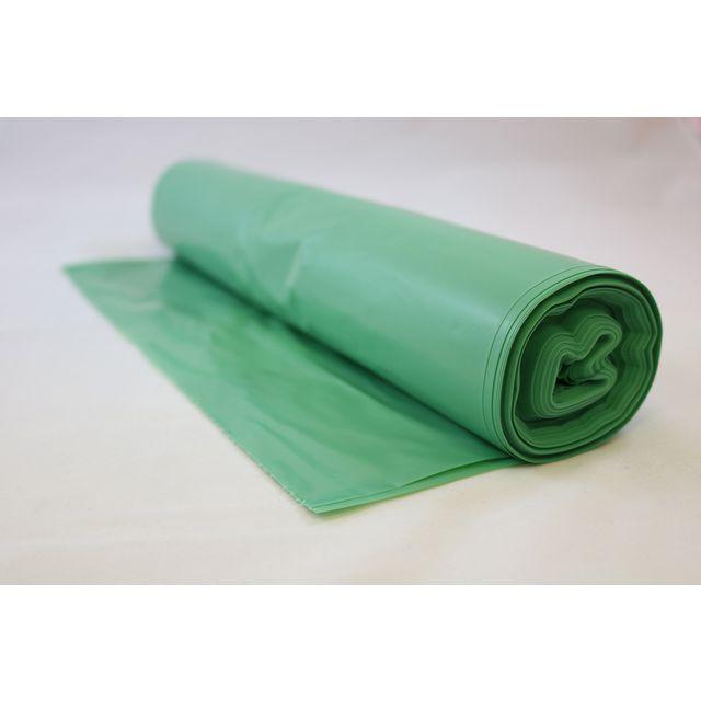 Plastic bag BIO-PE 70L green 25/rl