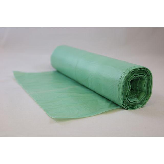 BIO-PE 40L wastepaper basket bag green 100/rl