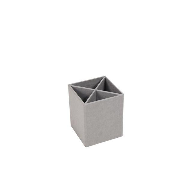 Pencil cup BIGSO Penny cardboard grey