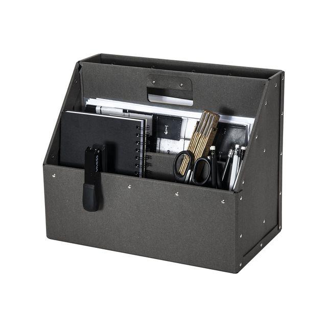 Storage with handle BIGSO light grey