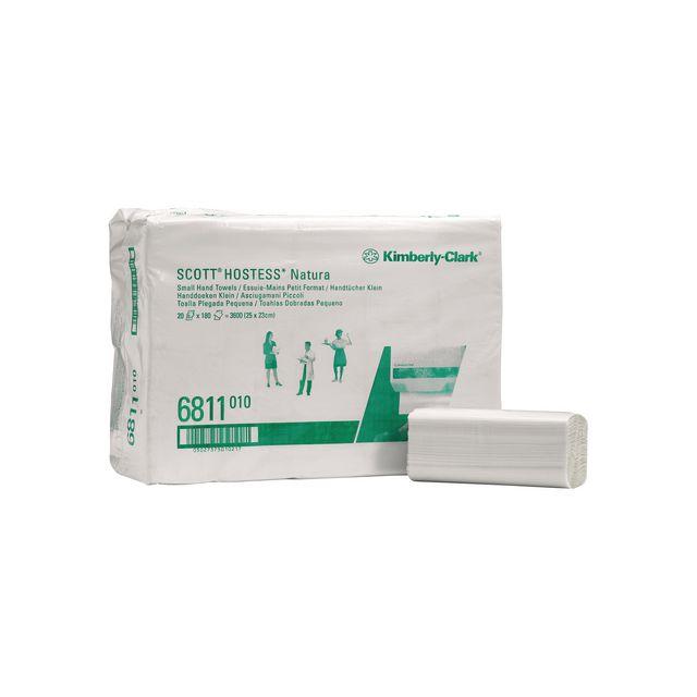 Towel SCOTT natura 2l 23x25cm 3600/pack