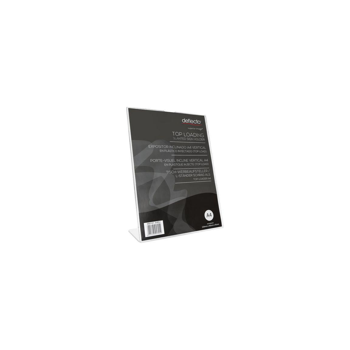 Information stand acrylic lye. A4 insert