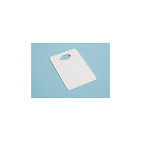 Wardrobe tray onum. white 90x57mm 25/pc