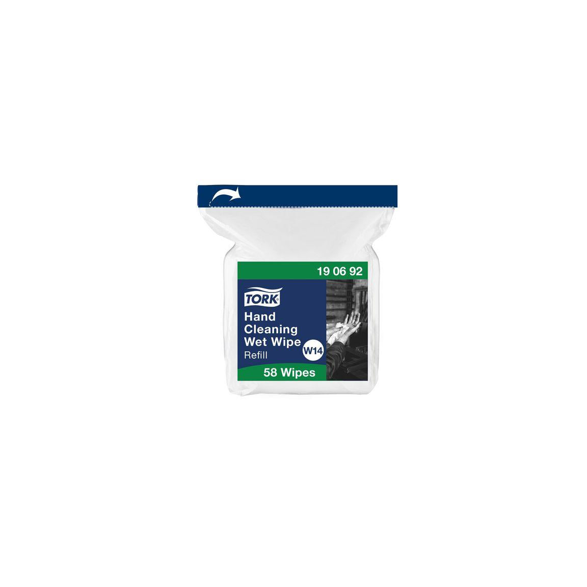 Refill TORK wet wipe Pre W14 Hand 58/pack