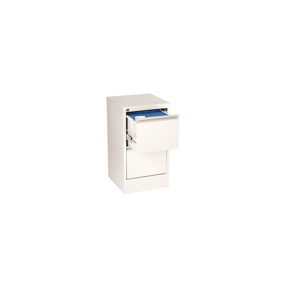 Suspension file cabinet A4 2 drawers white